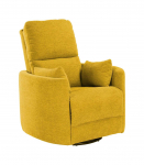 Tugitool STINA kiikuv ja p&ouml;&ouml;rlev manuaalne recliner 83x88xH100cm, kollane