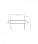 Sunne Wall mount 60-120-LP Heavy-duty Fixed TV Wall Mount 60-120 " Maximum weight (capacity) 120 kg
