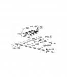 Gaasiplaat Schlosser PGH32GCFFD matt must