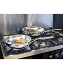 DEMEYERE Industry 5 24 CM Silver steel pan
