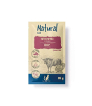 NATURAL Wołowina z Indykiem mokra karma dla kot&oacute;w 85g
