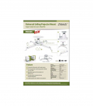 Sunne Projector Ceiling mount Turn, Tilt White