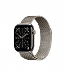 Apple Watch Series 11&nbsp;GPS + Cellular 42mm&nbsp;Natural Titanium Case with Natural Milanese Loop