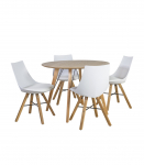 S&ouml;&ouml;gilauakomplekt HELENA laud, 4 tooli (37021)