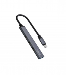 SAVIO AK-71 USB-C hub - 3 x USB-A 2.0, 1 x USB-A 3.0, 4-in-1, 5 Gbps