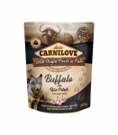 CARNILOVE Dog Pouch Wild Buffalo & Rose petals - wet dog food - 300g