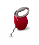 HILTON Smart dog L (30kg) - retractable leash - burgundy-grey - 5 m