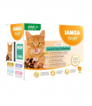 IAMS DELIGHTS Land & Sea Collection in Gravy box &ndash; wet cat food &ndash; 12x85g