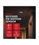 PIR motion sensor flush -mount MCE821