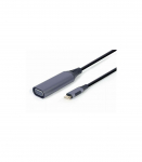 I/O ADAPTER USB-C TO VGA/GREY A-USB3C-VGA-01 GEMBIRD