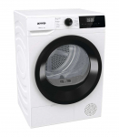 Gorenje Dryer Machine DHNE82 Energy efficiency class Class D Front loading 8 kg LED Depth 55 cm White