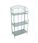 Riiul MINT 59x31xH117cm, antiikroheline, sepistatud metall