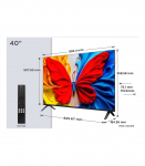TCL S59K 40S59K TV 101.6 cm (40") Full HD Smart TV Wi-Fi Metallic