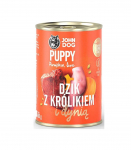 JOHN DOG Pumpkin Puppy Wild boar with rabbit and pumpkin - wet dog food - 400g