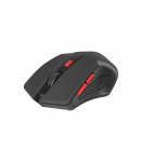 MOUSE DEFENDER ACCURA MM-275 RF BLACK & RED OPTICAL 1600DPI 6P
