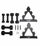 Hantlid TUNTURI Neopreen Dumbbellset, 3 paari + hoidik