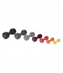 Hantel TOORX Vinyl Dumbbell, punane, 2 kg