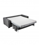 Diivanvoodi KINGSTON 3-kohaline 198x96xH76/94cm, tumehall