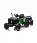 CH9959B Battery Operated Tractor with Trailer Dark Green 24V