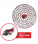 EINHELLAKC Cordless Angle Grinder TE-AG 18/115 Li-Solo 115 mm