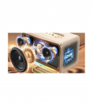 Głośnik bezprzewodowy Bluetooth W-KING H330 kremowy