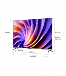Dreame Vivid QLED TV Q100 109.2 cm (43") 4K Ultra HD Smart TV Wi-Fi Black 350 cd/m&sup2;