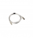 Cable USB 2.0 AM-BM 3M Ferryt transparent