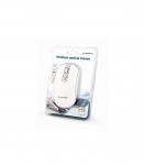 Gembird Wireless Optical mouse MUSW-4B-05 Optical mouse USB White
