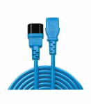 CABLE POWER IEC EXTENSION 2M/BLUE 30472 LINDY