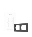 SMART SWITCH FRAME H2 (2-GANG)/GRAY FE-X01D-G AQARA