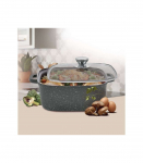 Maestro MR-2828 Pot with lid 28 cm 8 l Black
