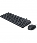 HP 150 USB Wired Mouse Keyboard Combo - Black - US ENG