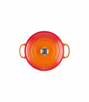 Le Creuset Signature Roaster round 28cm oven red (21177280902430)