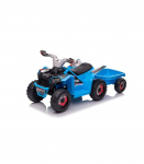 XMX630T Blue Battery Quad Bike With Trailer