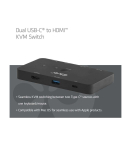 VIDEO SWITCH KVM USB-C TO HDMI/DUAL CSV-2512 CLUB3D