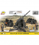 Building Blocks 8.8 cm Flak with Trailer (360 pieces)