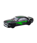 Sports Car Drive Glossy Body Black Green