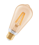Osram SMART+ MATTER Filament Dimmable Classic Edison 53 824 Gold E27 6 W Warm White Wi-Fi