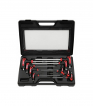 T-kuuskant v&otilde;tmed 2-12mm palliga komplekt 9-osa kohvris, KS Tools