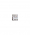 Kummut CROSS 249WMY43 valge/must 180 cm