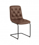 Tool KIRA pruun, 48x56xH92cm, nahasegu, metall