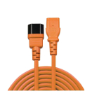 CABLE POWER IEC EXTENSION 2M/ORANGE 30475 LINDY