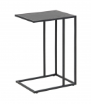 Abilaud s&uuml;learvutile SEAFORD 43x35xH63cm, must saare melamiin, raam: must metall