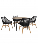 Aiam&ouml;&ouml;blikomplekt HELSINKI laud ja 4 tooli