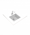 Valamu Teka Square 50.40TG valge