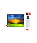 Electric motorized projector screen home cinema remote control Maclean MC-562