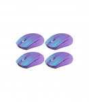 MOUSE DEFENDER MYSTERY MM-301 RF+BT PURPLE 1600dpi 6P