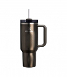 STANLEY thermal cup Quencher H2.O Fluted 1.18L GunMetal Shine