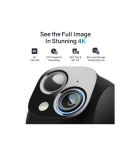 Safemo ST1 SolarCam 4K UHD Video, 8x Zoom,132&deg; View, Night Vision, Wi-FI 2.4 Ghz, 3W solar, White