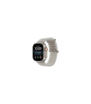 Apple Watch Ultra 4 (2026) GPS + Cellular 5G 49mm Natural Titanium Case with Translucent Grey Ocean Band EU MJAD4